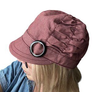 Goorin Women's Cadet Cap, Burgundy, L